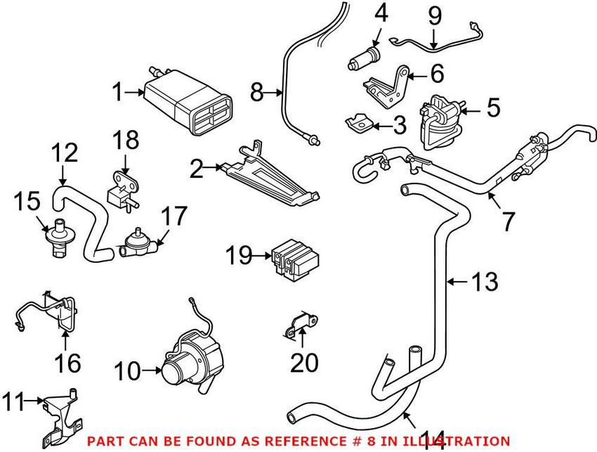 Volvo Oxygen Sensor - Front 30617335